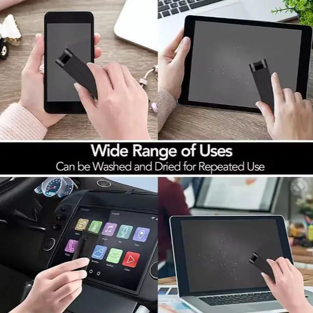 Alt view image 6 of 7 - Screen Cleaner Spray Kit 3-in-1 Detachable Design with Built-in 10mL Spray Bottle, Microfiber Cloth & Protective Shell for Phone, Tablet, Laptop, Car Display & Touchscreens