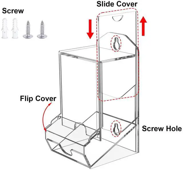Alt view image 2 of 7 - Qtip Dispenser Cotton Swab Holder, Large Acrylic Q Tip Dispenser Storage Organizer Modern Containers Countertop Decor for Bathroom Restroom (Clear, Cotton Swab Dispenser Only)