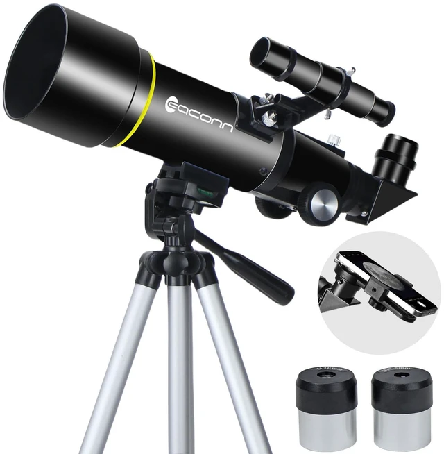 Main image of Telescopes, Telescope for Kids and Adults Beginners, 70mm Aperture 400mm Focus Length Refractor Travel Telescope with AZ Mount for Observe The Moon and Landscape