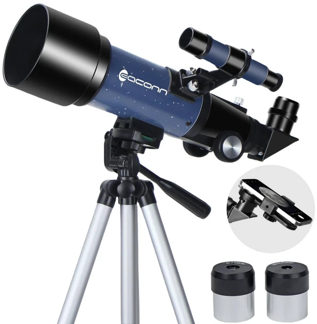 Main image of Telescopes, Telescope for Kids and Adults Beginners, 70mm Aperture 400mm Focus Length Refractor Travel Telescope with AZ Mount for Observe The Moon and Landscape