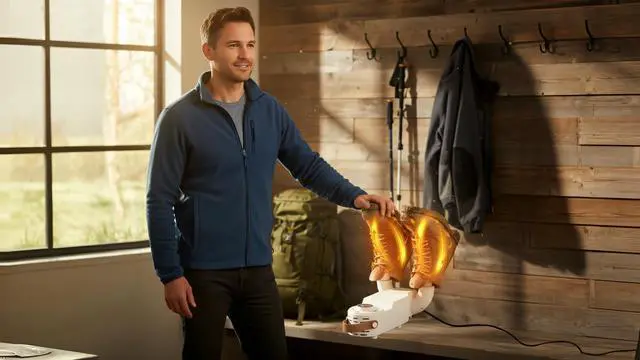 Alt view image 4 of 7 - Electric Shoe and Glove Dryer, Shoe Dryers for Sneakers, forced warm air drying Boots Boot Dryer for Work Boots, Portable Boot and Glove Dryer Ski Boot Dryer Shoe Accessories Shoe Dryer and Deodorizer