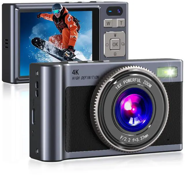 Main image of Digital Camera,4K Camara de Fotos with 64GB Card