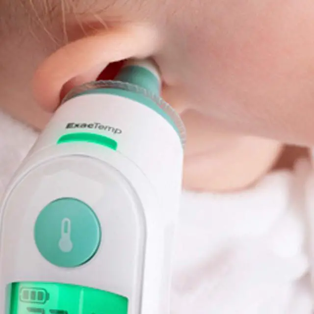 Alt view image 3 of 7 - ThermoScan 6 Ear Thermometer with Color-Coded Digital Display, ExacTemp Stability Indicator, Baby and Infant Friendly, No. 1 Brand Recommended by Pediatricians, IRT6515