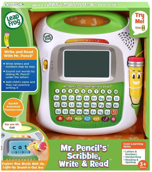 Alt view image 7 of 7 - Mr Pencil's Scribble Write and Read, Green