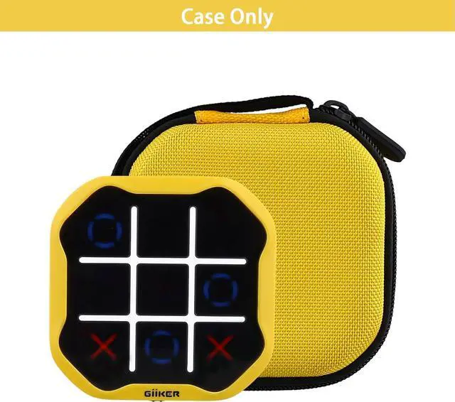 Alt view image 7 of 7 - Hard Carrying Case for GiiKER Tic Tac Toe Bolt Game, GiiKER 3-in-1 Handheld Puzzle Game Console Organizer (Case Only)