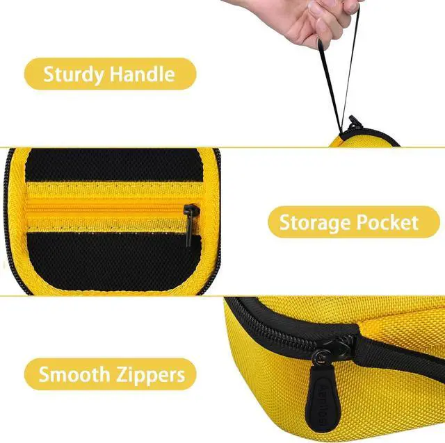 Alt view image 3 of 7 - Hard Carrying Case for GiiKER Tic Tac Toe Bolt Game, GiiKER 3-in-1 Handheld Puzzle Game Console Organizer (Case Only)