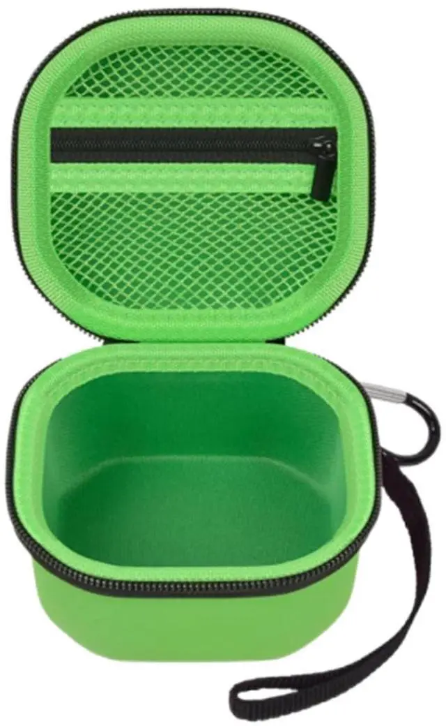 Main image of Storage Case for Tic Tac Toe Bolt Game Original 3-in-1 Handheld Puzzle Console - Portable Organizer Holder Travel Games for Car Ride,Birthday Gifts for Boys Girls(Bag Only)-Green