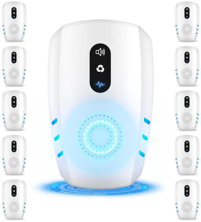 Main image of 2026 Upgraded Ultrasonic Pest Repellent Indoor Insect Repeller,Pest Control,Repellent Roach,Mouse,Bugs,Mosquito,Mice,Spider, Ant,Rodent Repellent Ultrasonic Plugin,3 Mode Switching,10 Packs