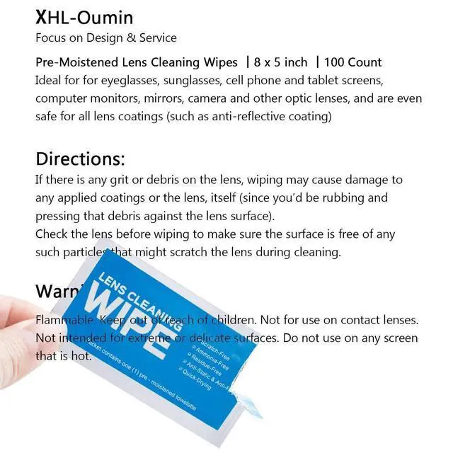 Alt view image 5 of 6 - Monitor Wipes - Pre-Moistened Electronic Wipes, Surface Cleaning for Computers, Cell Phones, Sunglasses, LCD Screens, Monitor - Quick Drying, Streak-Free, Ammonia-Free - Screen Wipes
