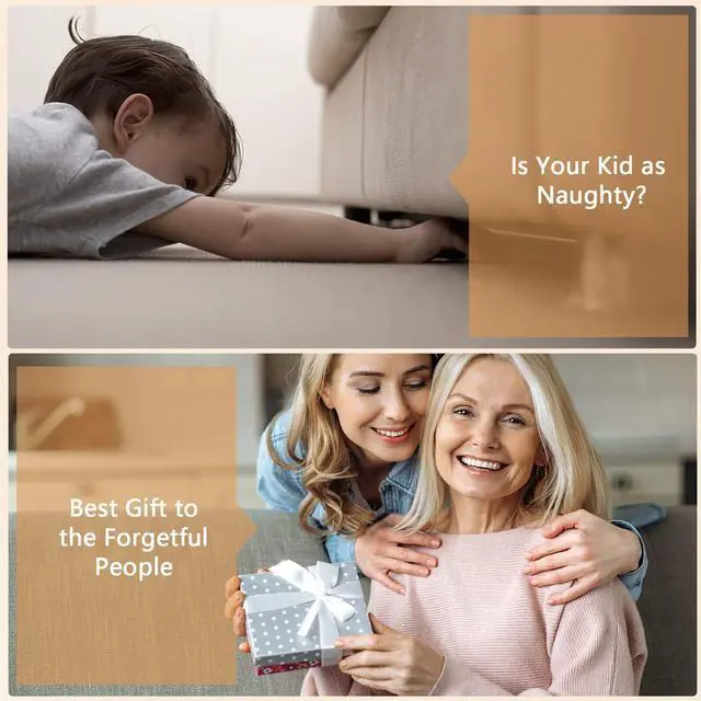 Alt view image 6 of 7 - Remote Control Finder, Pack of 4 Find My Keys Device | Stick on Remote Finder Beeper, Tracker Tags for Car Keys and Phones | 120Ft Range 80dB RF Key Locator, Lost Key Finders That Make Noise