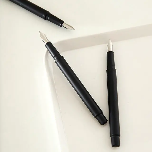 Alt view image 7 of 7 - 5 Pieces Scratch Art Tools Set, DIY Scratching Drawing Painting Pen, Fountain Pen Shape Scratch Pen, Scratch Stick Stylus Tools Bag with Clean Brush in Bag (Black)