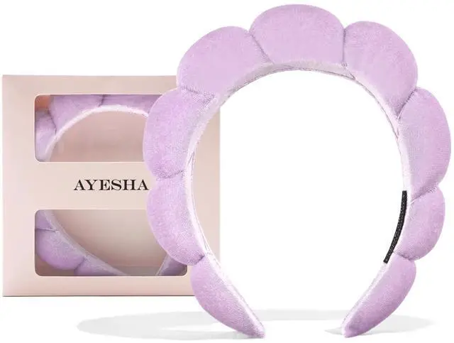 Main image of Spa Headband for Washing Face Makeup Skincare Soft Sponge Hair band