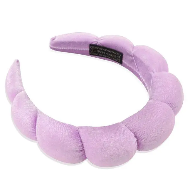 Alt view image 2 of 6 - Spa Headband for Washing Face Makeup Skincare Soft Sponge Hair band