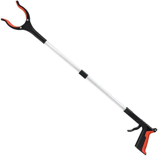 Main image of Grabber Reacher Tool, Orange, 32", Foldable