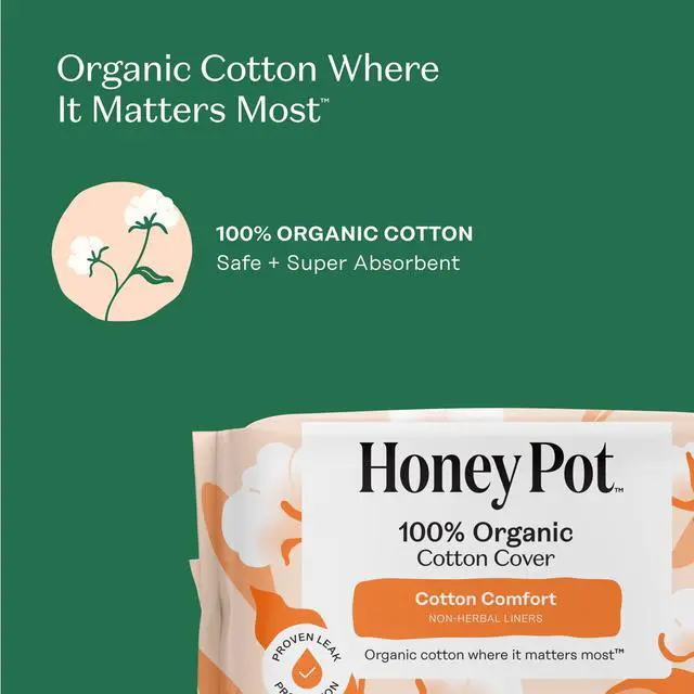 Alt view image 3 of 7 - Cotton Comfort - Panty Liners for Women