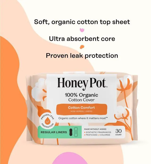 Alt view image 4 of 7 - Cotton Comfort - Panty Liners for Women