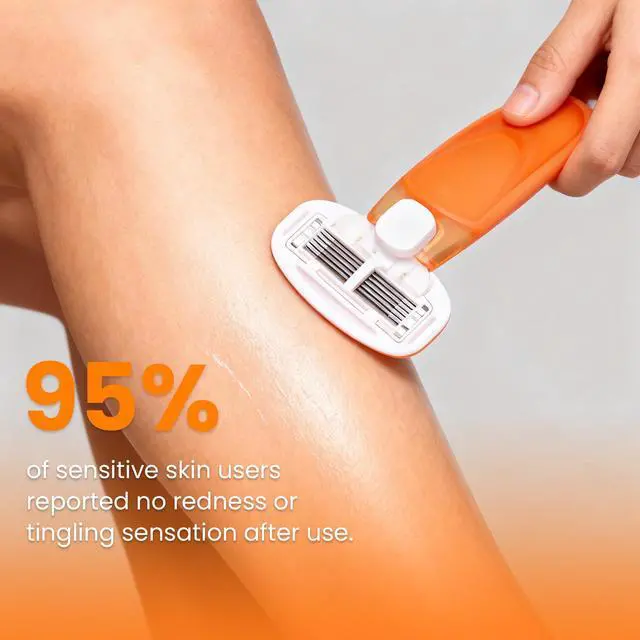Alt view image 3 of 7 - Travel Razor with Lubricating Strip Glow on the Go