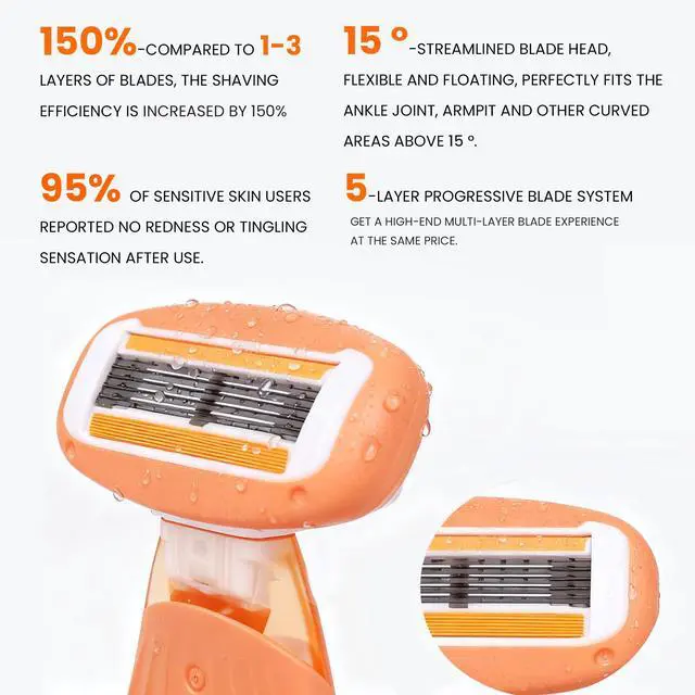 Alt view image 5 of 7 - Travel Razor with Lubricating Strip Glow on the Go