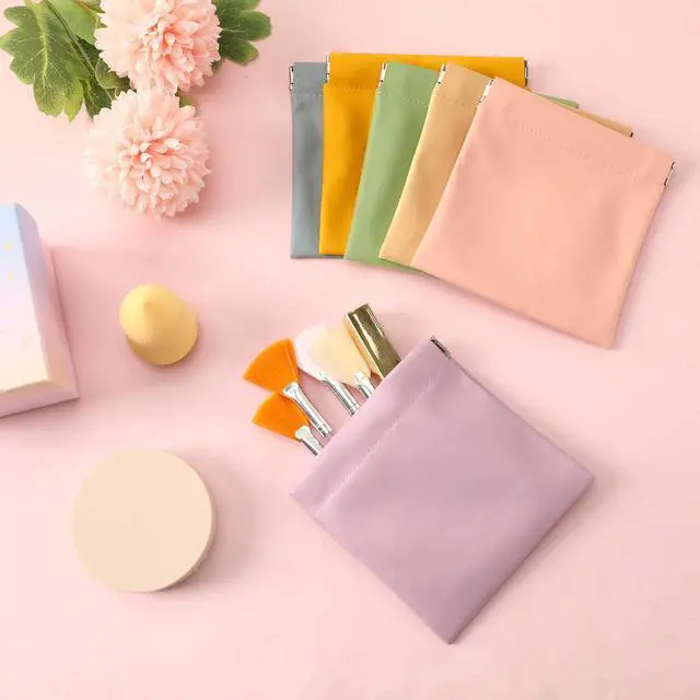 Alt view image 7 of 7 - 6PCS Makeup Bag Organizer,Aesthetic Hair Tie Organizer, Lipstick Bag