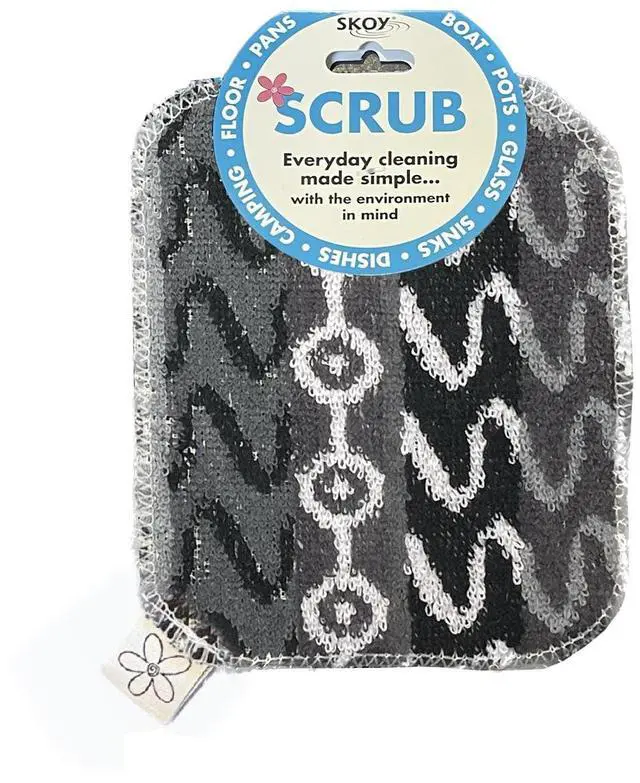 Main image of 1-piece Reusable, Non-Scratching Dish Scrubber for Kitchen and Household Cleaning, Planet-Friendly, Dishwasher Safe Soft Scrub, Monochromatic Colors