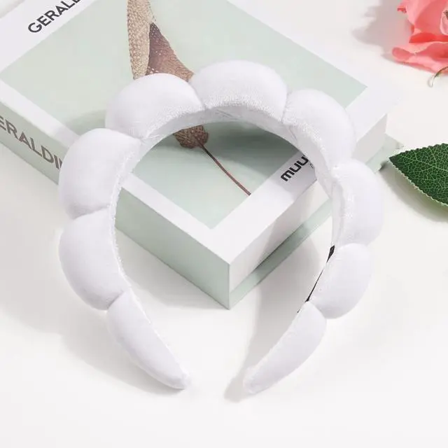 Alt view image 5 of 6 - Spa Headband for Washing Face Makeup Skincare Soft Sponge Hair band