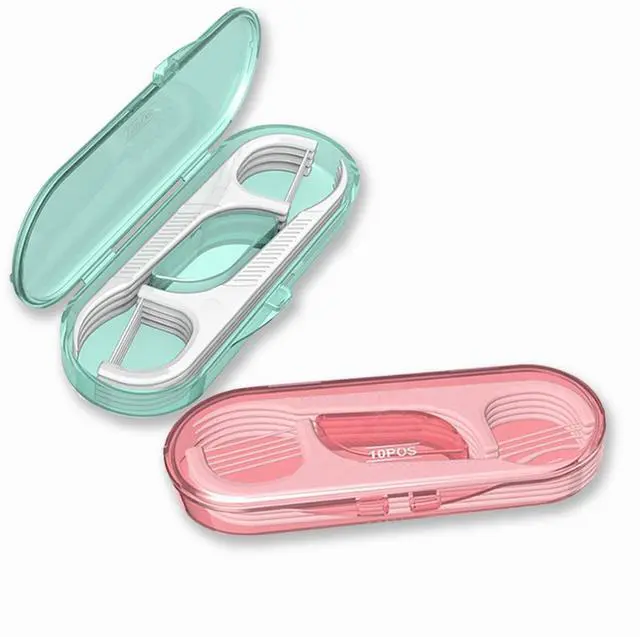 Main image of Flosser Dispenser Dental Floss Case Travel Floss Professional Toothpicks Sticks with Travel Case Superfine Floss Picks Dental Picks for Teeth Cleaning
