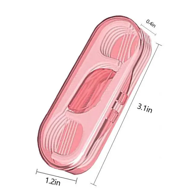 Alt view image 4 of 7 - Flosser Dispenser Dental Floss Case Travel Floss Professional Toothpicks Sticks with Travel Case Superfine Floss Picks Dental Picks for Teeth Cleaning