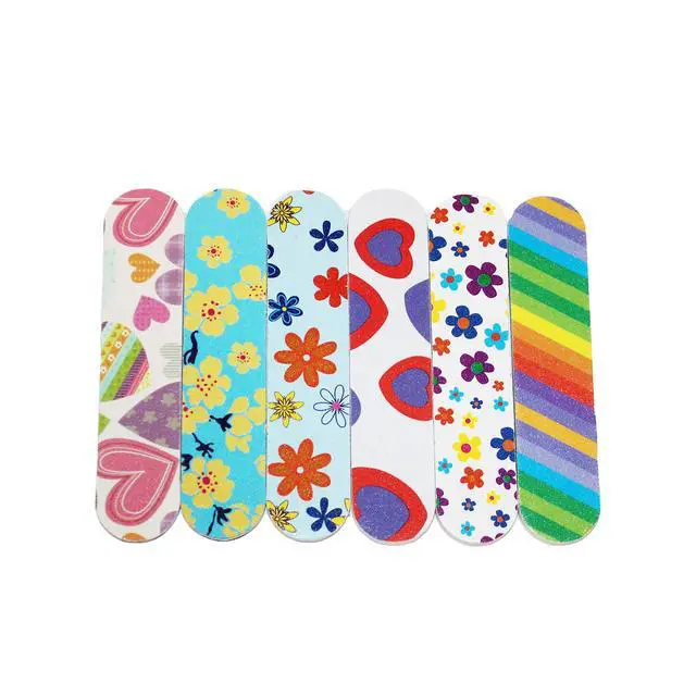 Alt view image 4 of 6 - (1 Dozen) Colorful Girly Mini Emery Board Nail Files