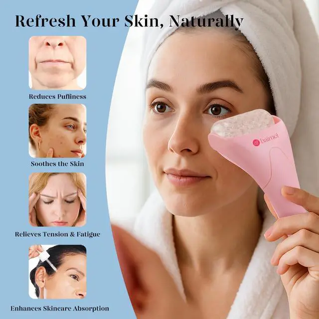 Alt view image 2 of 7 - IcyMe Ice Roller for Face & Gua Sha Set, Depuff & Migraine Relief