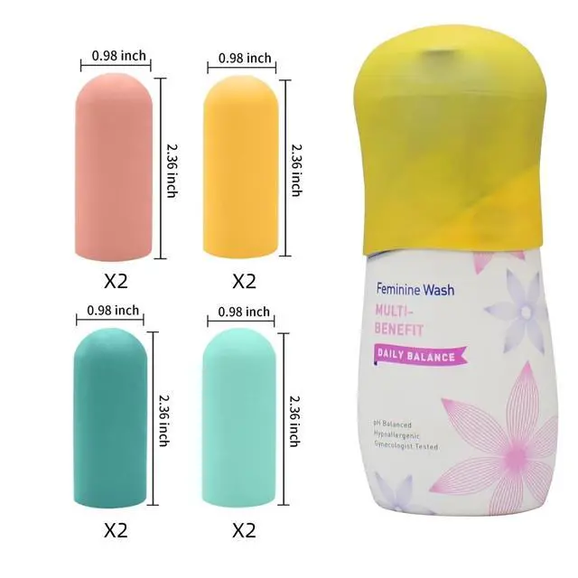 Alt view image 7 of 7 - 10 Pack Silicone Bottle Covers Travel Essentials for Women Men, Beach Vacation Essentials, Travel Size Toiletries Accessories, Cruise Ship Essentials 2025, Must Haves, Leak Proofing