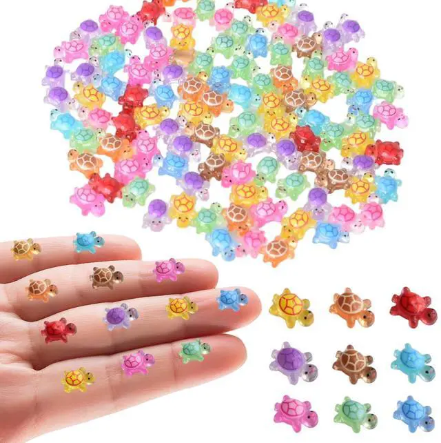 Main image of Super Mini Resin Turtles for Crafts, 200Pcs