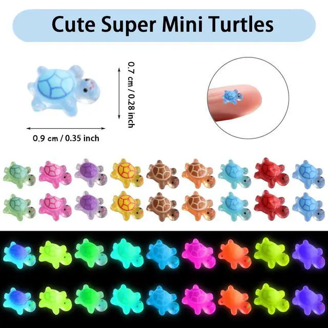 Alt view image 2 of 7 - Super Mini Resin Turtles for Crafts, 200Pcs