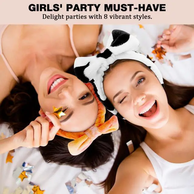 Alt view image 4 of 7 - 8pcs Spa Headband, Christmas Stocking Stuffers for Teen Girls Women