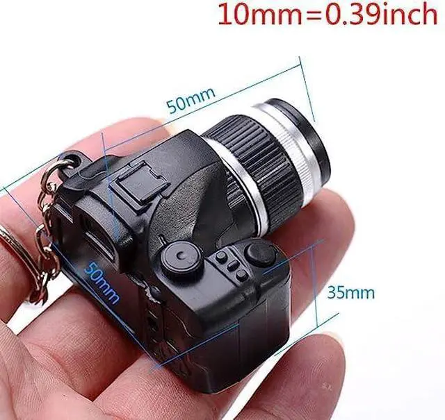 Alt view image 2 of 7 - 2pcs Camera Keychain with Sound, Key Ring Decor Bag Wallet Pendant, Mini Camera Design Keychain Key Chain Pendant Creative GiftCute Novelty Ring Child Toy Kids Key Chain Decorative