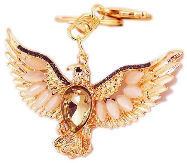Main image of Creative Eagle Design Cute Sparkling Keychain Funny Key Chain Keyring Bag Wallet Accessories for Women