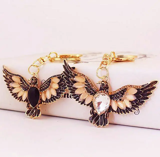 Alt view image 4 of 5 - Creative Eagle Design Cute Sparkling Keychain Funny Key Chain Keyring Bag Wallet Accessories for Women