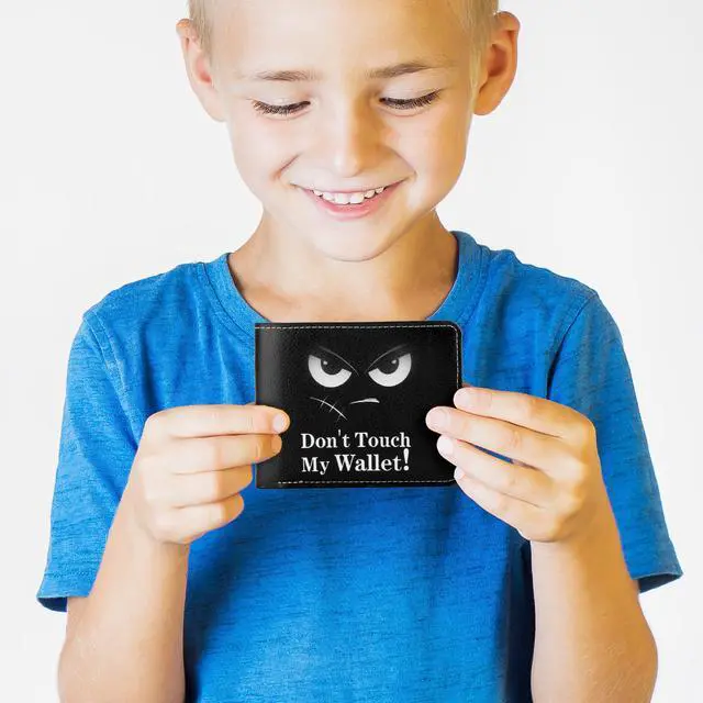 Alt view image 2 of 6 - Kids Wallets for Boys Girls Teen, Birthday Gift for 5 6 7 8 9 10 11 12 13 14 Year Old Boys, Cool Rfid Blocking Kid Wallet With Zipper Coin Pocket, Novelty Wallet for Kids Christmas/Birthday Gift