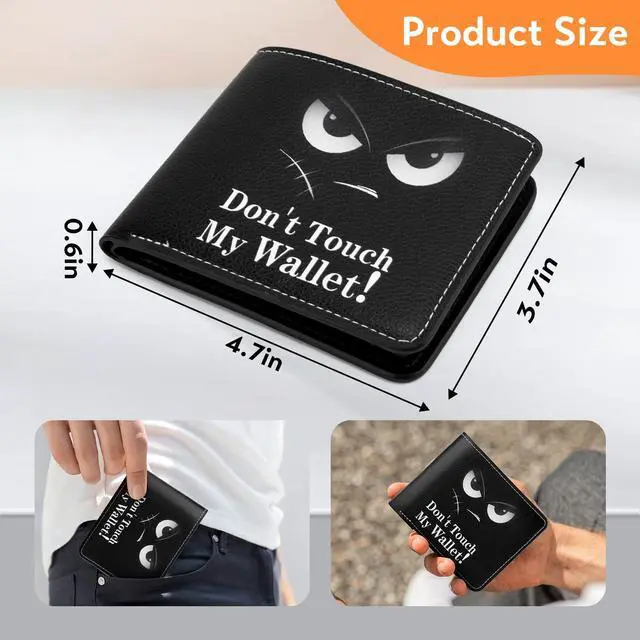 Alt view image 5 of 6 - Kids Wallets for Boys Girls Teen, Birthday Gift for 5 6 7 8 9 10 11 12 13 14 Year Old Boys, Cool Rfid Blocking Kid Wallet With Zipper Coin Pocket, Novelty Wallet for Kids Christmas/Birthday Gift
