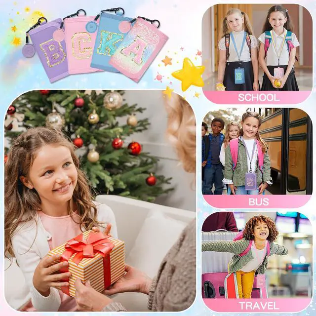 Alt view image 3 of 7 - Gifts for Girls 3 4 5 6 7 8 9 10 11 12 Years Old Kids Wallet(Pink, A)