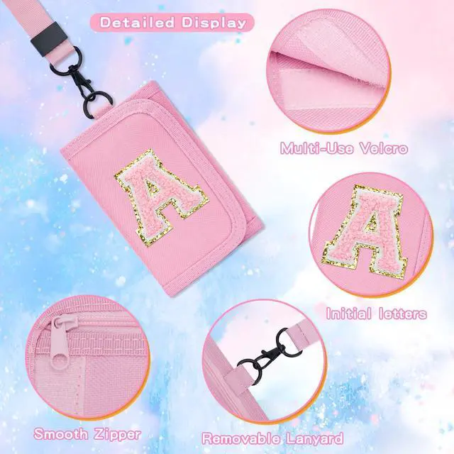 Alt view image 6 of 7 - Gifts for Girls 3 4 5 6 7 8 9 10 11 12 Years Old Kids Wallet(Pink, A)