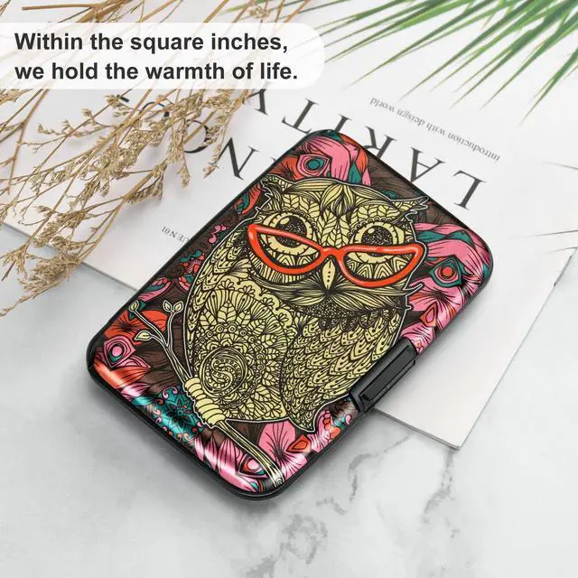 Alt view image 6 of 7 - RFID Aluminum Wallet Credit Card Protector Case Holder for Men Women