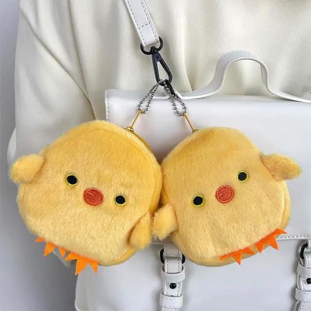 Alt view image 7 of 7 - Yellow Cute Cartoon Coin Purse,Creative Chicken Bag for Mini Zipper Purse Wallets Women's Coin Purses and Pouches Wallets, Card Cases and Money Organizers