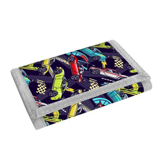 Alt view image 3 of 6 - Kids Wallets for Boys Teen,Cheap RFID Trifold wallet for 4-18 Ages,Toddler/Youth Wallet for kids with Zipper Coin Pocket,Kids Festivals gifts,Birthday Gifts Wallet-QC0014
