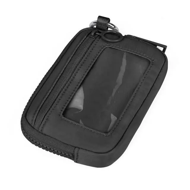 Alt view image 3 of 7 - The Iris Wallet Zipper Mini Coin Purse Keychain ID Holder Wallet