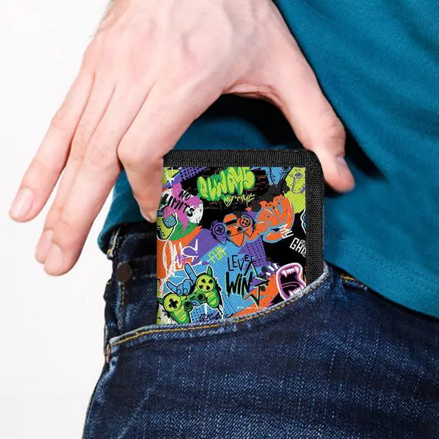 Alt view image 4 of 6 - Kids Wallet for Boys,Kids Wallet w/Zipper Coin Pocket