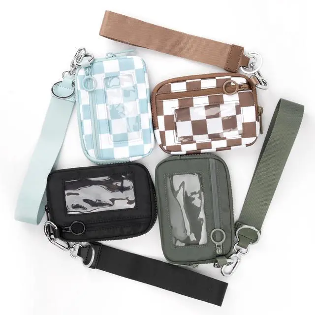 Alt view image 7 of 7 - Wristlet Keychain Wallet for Women, Iris Small Change Purse for Coins