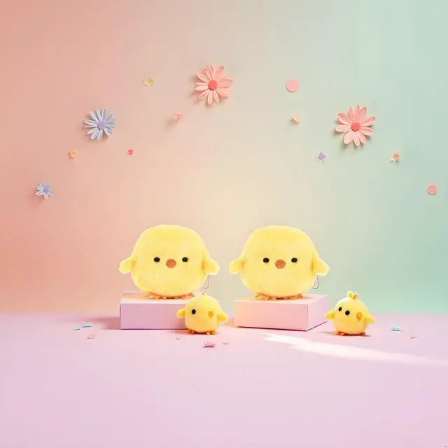 Alt view image 2 of 7 - 2Pcs Yellow Cute Cartoon Coin Purse,Creative Chicken Fruit Shape Bag for Girls Mini Zipper Purse Wallets Women's Coin Purses and Pouches,Wallets,Card Cases and Money Organizers,Gift for Girls or Women