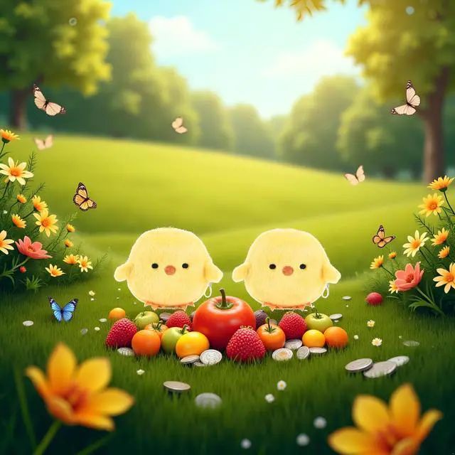 Alt view image 3 of 7 - 2Pcs Yellow Cute Cartoon Coin Purse,Creative Chicken Fruit Shape Bag for Girls Mini Zipper Purse Wallets Women's Coin Purses and Pouches,Wallets,Card Cases and Money Organizers,Gift for Girls or Women