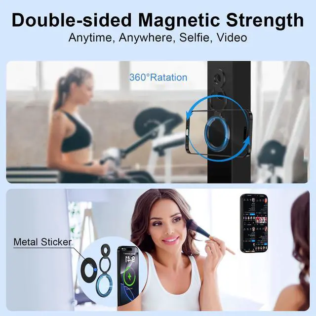 Alt view image 2 of 7 - Magnetic Phone Ring Holder for Samsung Galaxy S26 Ultra S25 FE S24 Ultra