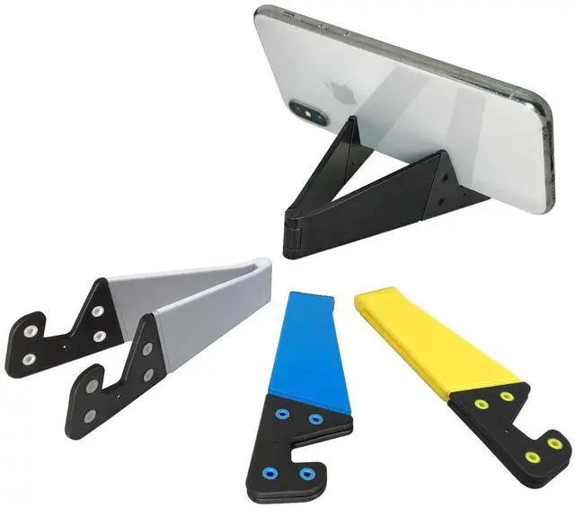 Main image of 4 Pack Cell Phone Stand, Foldable Phone Holder for Desk Compatible with Phone 16 15 14 13 12 11 Pro Xs Xs Max Xr X 8, Nintendo Switch, All Phones